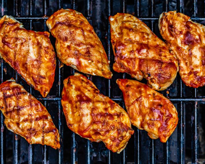 Grilled ”Honey” BBQ Chicken