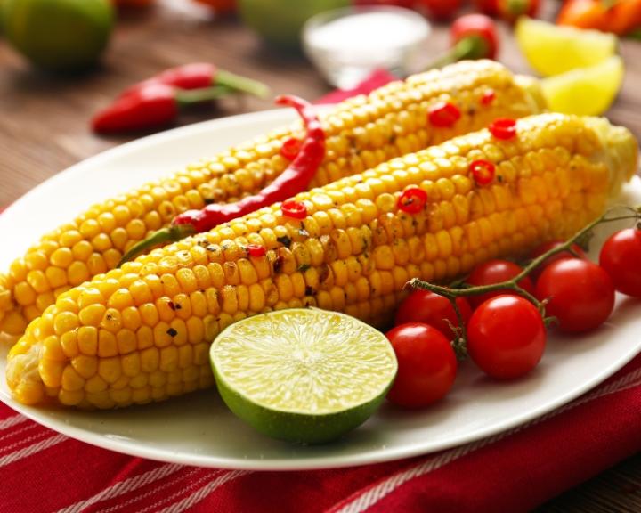 Grilled Corn with Chile and Lime