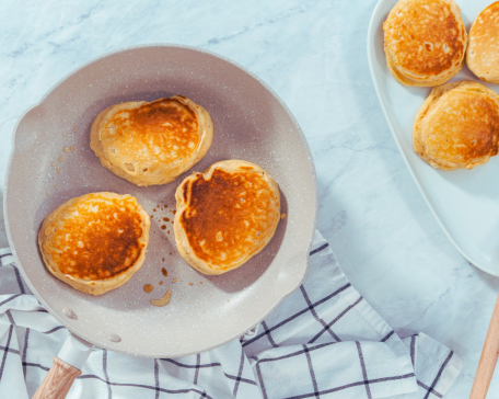 Whole Wheat Sweet Potato Pancakes