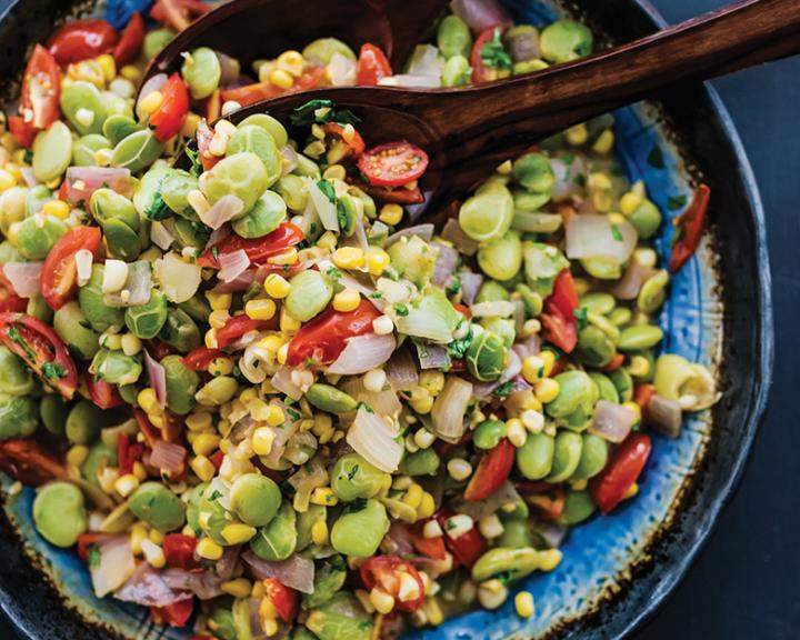 Grape Tomato Succotash