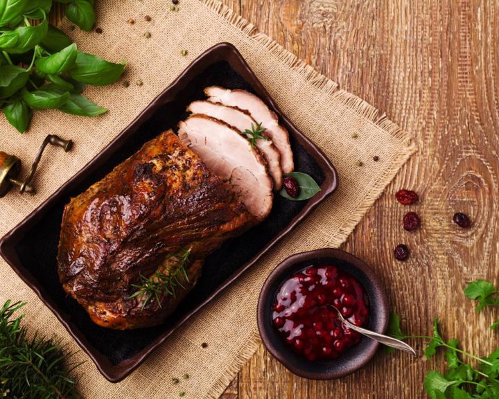 Instant Pot Spiced Pork Roast with Butternut Squash