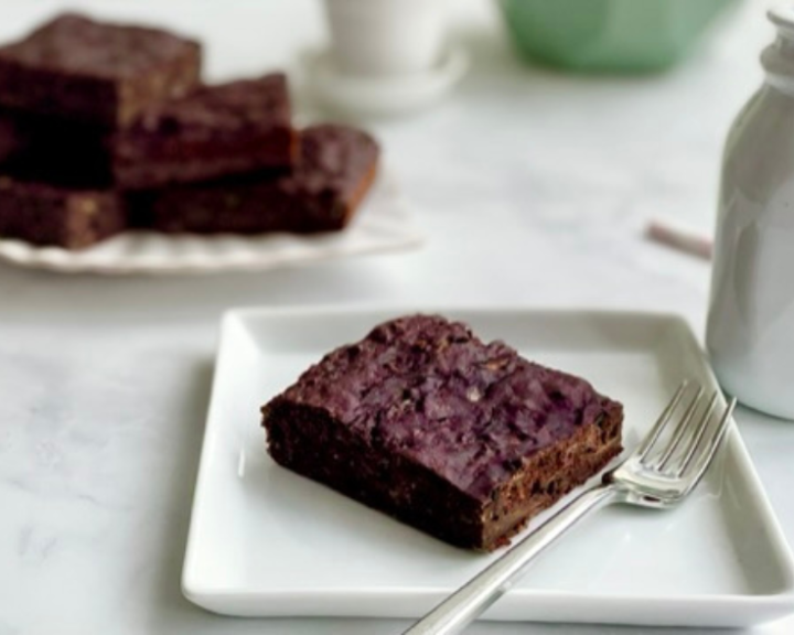 Dark Chocolate Zucchini Bread Snack Squares