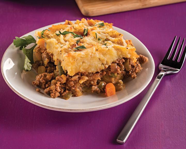 Pastelón (Plantain Shepherd’s Pie)