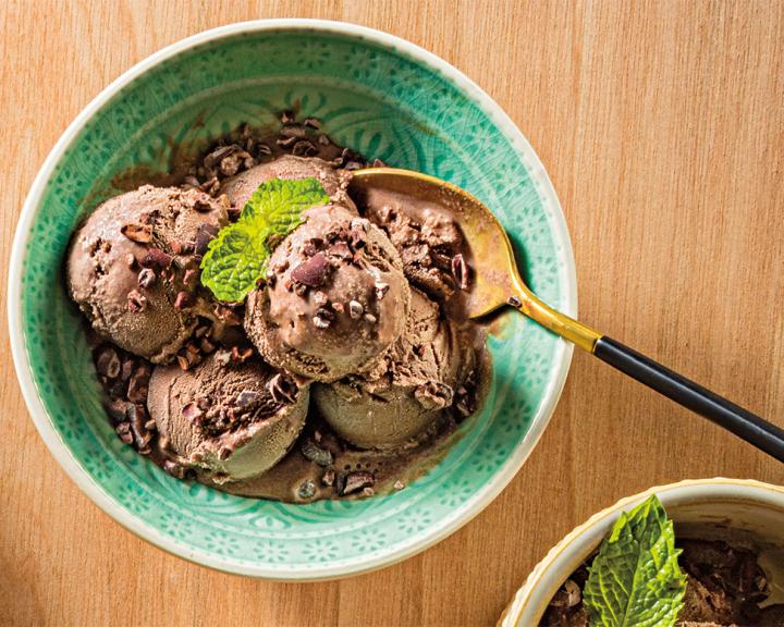 Peppermint Chocolate “Nice Cream”