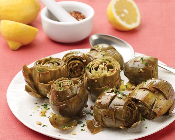 Artichokes with Garlic and Oil (Carciofi All’Aglio E Olio)