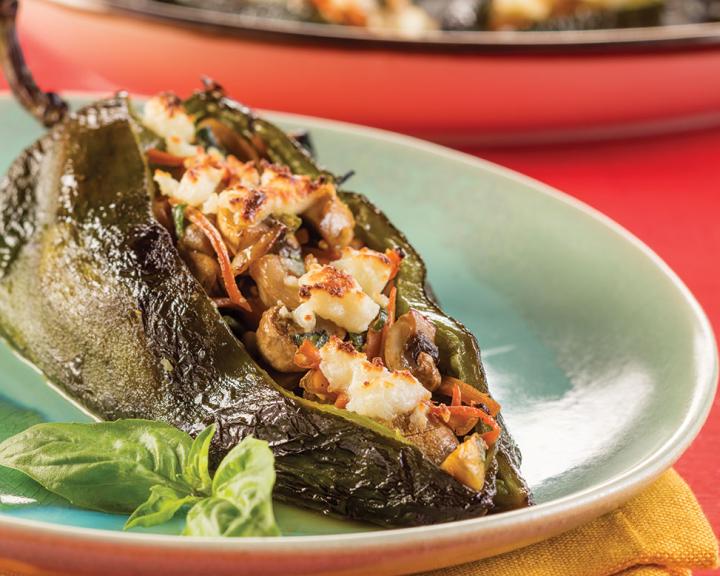 Ingrid Hoffmann’s Veggie-Stuffed Poblanos