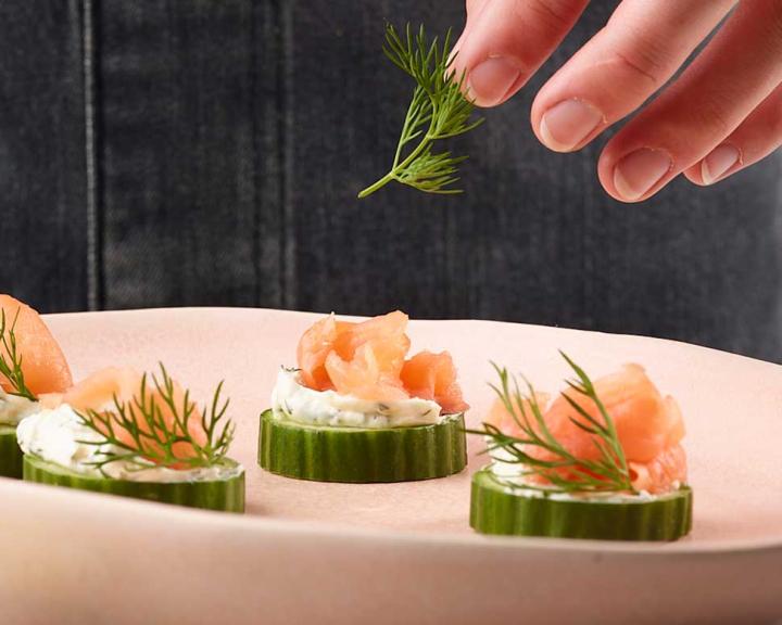 Smoked Salmon & Cucumber Bites