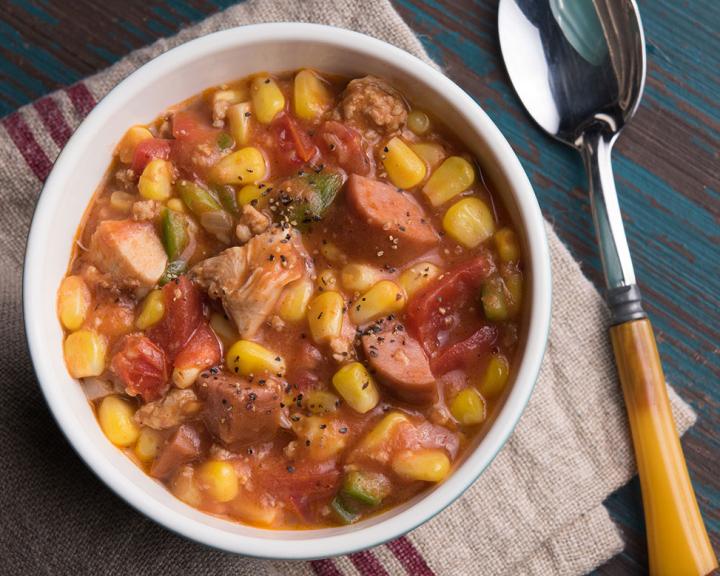 Cajun-Style Corn Soup